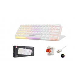 Hadron G508R Kablolu Oyuncu Mini Klavye Mekanik Red Switch Rgb Q Beyaz