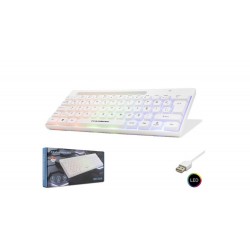 Hadron Hdx2608 Kablolu Oyuncu Mini Klavye Led Q Beyaz