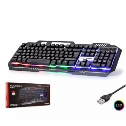 Hadron Hd863 Kablolu Oyuncu Klavye Metal Led Q Siyah