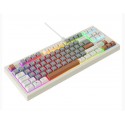 Everest KB-98 SILENT TKL Gri Mavi-Gri-Kahve Rainbow Q Membrane Klavye