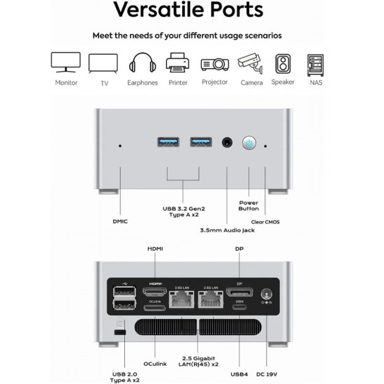 GMKtec Minisforum NAB9 Plus i9 12900HK 32GB 1TB Win11 Pro Mini PC
