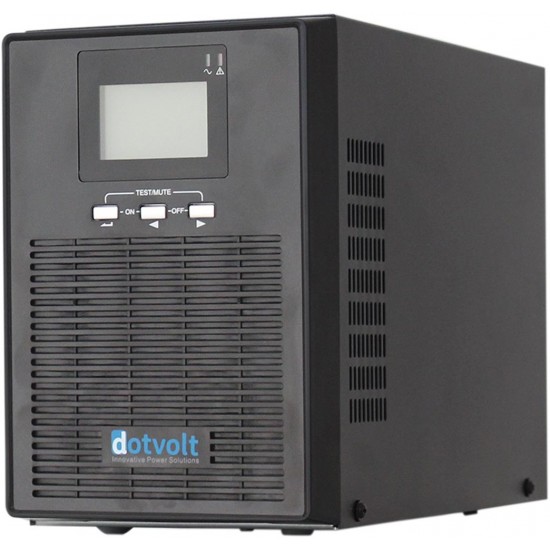 DOTVOLT VOLT MN PLUS 1 KVA 1-1 ONLINE UPS-2 X 12V 7AH PF;1
