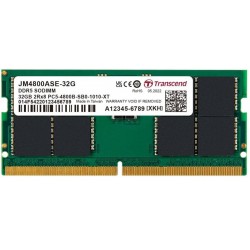 Transcend 32GB(1x32GB) 4800Mhz SODIMM CL40 DDR5 Notebook Ram (JM4800ASE-32G)