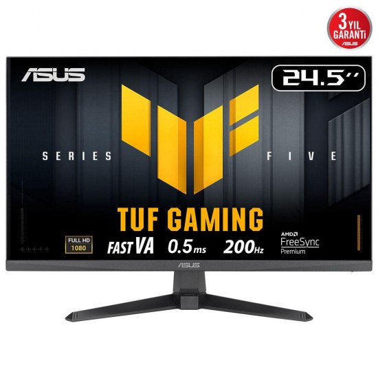Asus 24.5 Tuf Gaming VG257Q5A 200Hz 0.5ms Full Hd Freesync Fast IPS Gaming Monitör