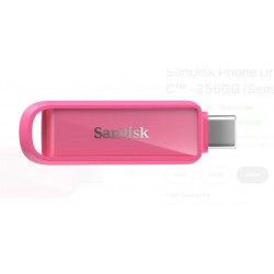 Sandisk SDIXS0N-256G-GN6NG 256GB Phone Drive with USB-C-128GB (Seastar Pink) Flash Bellek