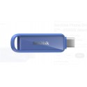 Sandisk SDIXS0N-256G-GN6ND 256GB Phone Drive with USB-C-128GB (Maritime Blue) Flash Bellek