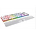 Rampage Carbon Beyaz RGB Q Gaming Oyuncu Klavye Bilek Destekli Red Switch