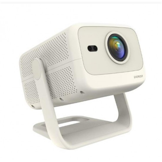 Everest PJ05 Adonis Krem- Beyaz Odaklama 1920-1080p 12.000 Android 9.0 4K  Full HD Projeksiyon Cihaz