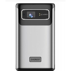 Everest PJ-DLP21 Gri 8000mAh Odaklamalı 960-540 4K 5400 Lümen Android 9.0 Dokunmatik DLP Projeksiyon