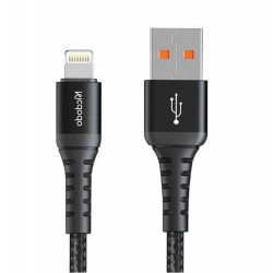 MCDODO CA-2261 USB-A TO Lightning Data-Şarj Kablosu 3A 1m - Siyah