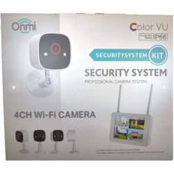 Apronx BSM400 4 Kanal Nvr + 3Mp 4 Kamera Full Color Mik. + 10" Lcd Wifi Set