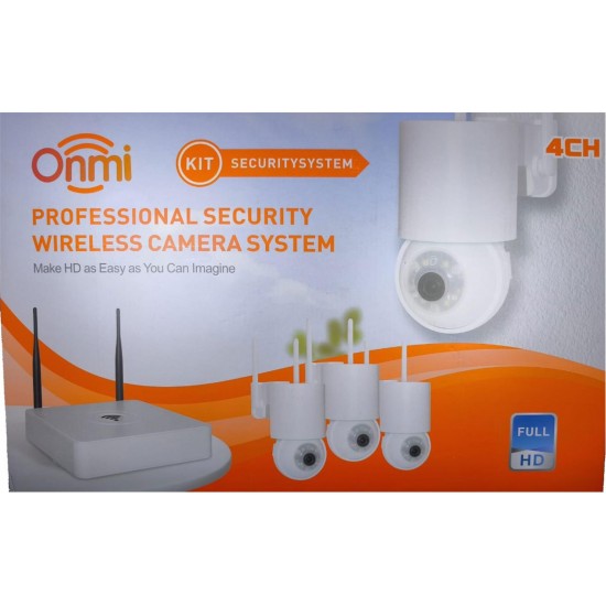 Apronx DS440 4 Kanal Nvr + 3Mp 4 Kamera Full Color Mik. PTZ Wifi Set