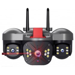 Apronx APX-WP332 6Mp 2.8mm-3.6mm Üç Kamera 22 Led Wifi PTZ