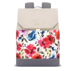 Mack MCE-1306 14.1"  ZEN Eco Günlük Sırt Çantası Bej Çiçekli