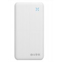S-link IP-G12N 10000mAh Micro+Usb+ Type-C Giriş+Çıkış Beyaz. Taşınabilir Pil Şarj Cihazı Powerbank
