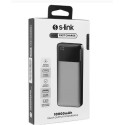 S-link P107 10000mAh Type-C 10W Siyah Gizli LED Taşınabilir Pil Şarj Cihazı Powerbank