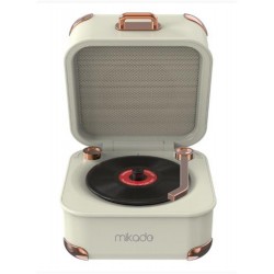 Mikado MD-62BT 5W 1200mAh Krem TF Kart + Bluetooth Destekli Klasik Retro Müzik Kutusu