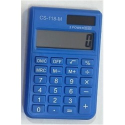 CSL CS-118-M Mavi 8 Hane Cep Tipi Hesap Makinesi