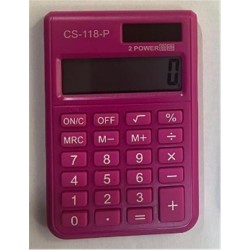 CSL CS-118-P Pembe 8 Hane Cep Tipi Hesap Makinesi