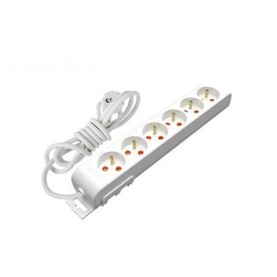 Mutlusan Rı-Tech 6lı 3Mt  Ups 001 175 630002 03 00 Topraklı Grup Priz