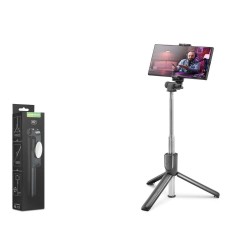 Nodar Nd1041 Tripod Selfie Çubuğu - Bluetooth 5.0 Uzaktan Kumandalı 100Cm Siyah