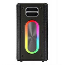 Microlab M60 Vega 15000mAh Batarya  Wireless Mikrofonlu Siyah Gri Usb + Tf Kart + Bluetooth Powerban