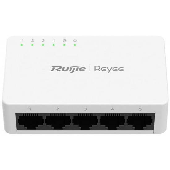 Ruijie Reyee RG-ES05G-L 5 Portlu 10-100-1000 Gigabit Tak Çal Tak Çalıştır Switch Plastik Kasa