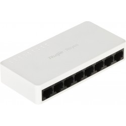 Ruijie Reyee RG-ES08F 8 Portlu, 10-100 Fast Ethernet Tak Çalıştır Switch Plastik Kasa