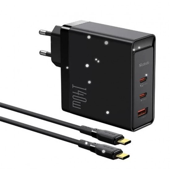MCDODO CH-2913 140W GaN 5 Pro Şarj Adaptörü + Type-C To Type-C Şarj Kablosu