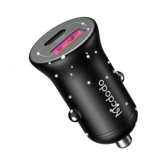 MCDODO CC-2680 45W PD 1xUSB 1xType-C Araç Şarj Cihazı - Siyah