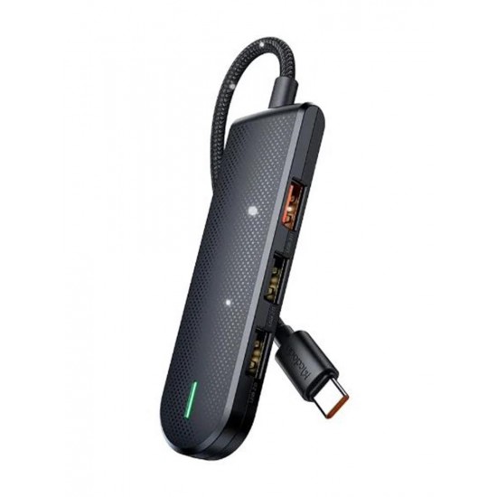 MCDODO HU-1430 5 in 1 Type-C Çoklayıcı (USB3.0x1+USB2.0x2+SD-TF Card Slotx1)- Gri