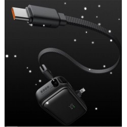 MCDODO MC-7800 5000mAh 22.5W Dahili Kablo ve Lightning Konnektörlü Mini Powerbank