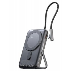 MCDODO MC-1811 10.000mAh 20W MANYETİK KABLOSUZ ŞARJ CİHAZI DAHİLİ TYPE-C KABLOSU Siyah