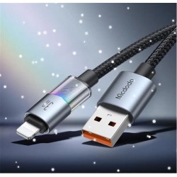 MCDODO CA-8170 USB-A TO LİGHNİNG 7 RENKLİ IŞIKLI 1.2M KABLO