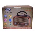 Everton RT-723 Dijital Göstergeli Şarjlı Nostaljik Radyo (AM-FM-SW Wıth BT-USB-TF )
