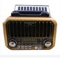 Everton RT-685  Şarjlı,Solarlı  Nostaljik Radyo ( Bluetooth-USB-SD-FM)
