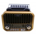 Everton RT-685  Şarjlı,Solarlı  Nostaljik Radyo ( Bluetooth-USB-SD-FM)