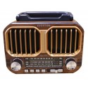 Everton RT-679  Bluetooth-USB-SD-FM Şarjlı Solarlı  Nostaljik Radyo