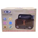 Everton RT-679  Bluetooth-USB-SD-FM Şarjlı Solarlı  Nostaljik Radyo