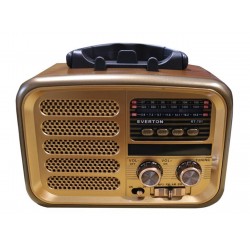 Everton RT-701 Fenerli ,Şarjlı  Nostaljik Radyo ( Bluetooth-USB-SD-FM )