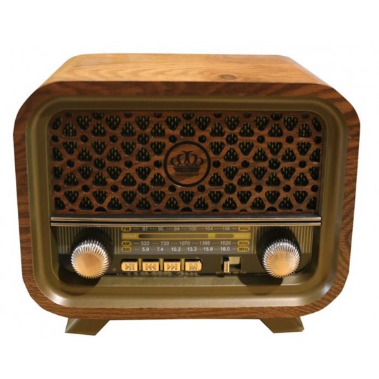 Everton RT-736  Bluetooth-USB-SD-FM Şarjlı  Nostaljik Radyo