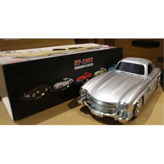 EVERTON RT-1953  Silver Gri  Arabalı  Bluetooth Fm-Usb-Tf-Aux Şarjlı Nostaljik Radyo