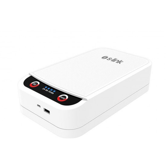 S-link SL- UVS22 Beyaz  yüzde 99 Virüs ve Bakteri Öldürücü UV Sterilizatör Kutu