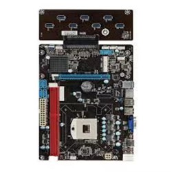 Esonic QS8-BTC Combo Intel Celeron Işlemcili HM65 1600 MHz DDR3 Soket 988 ATX 8li Mining Anakart