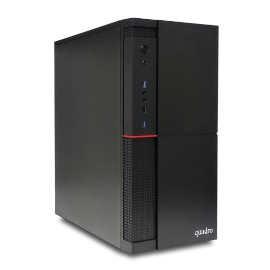 Quadro Solid 124164 i5 12400F 16gb 480gb SSD 4gb GT730 Freedos --DVD YOK-- Masaüstü Bilgisayar