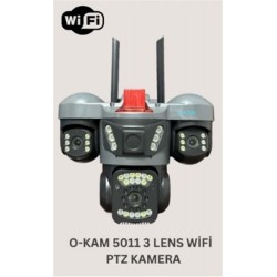 OKam O-Kam 5011 3 Lens Wifi PTZ Kamera