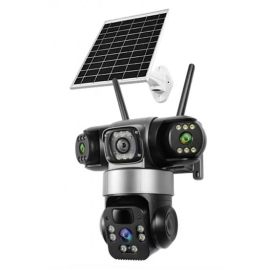 Okam O-KAM 6040 9MP 3 Lens Wifi Solar Kamera