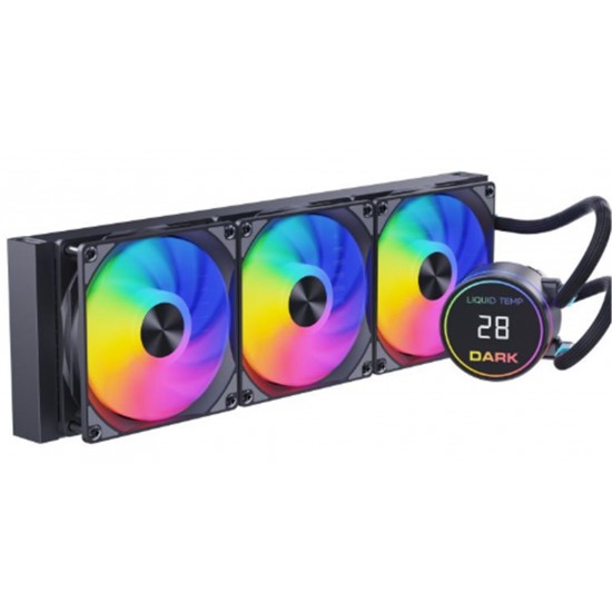 Dark DKCCW362 Freezer W362 2025 Edition 360mm 300W TDP, ARGB LEDli Sıcaklık Göstergeli Sıvı Soğutma
