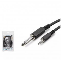 Hadron Hdx1055 6.5Mm To 3.5Mm Kablo Enstrüman Gitar 1.5M Siyah