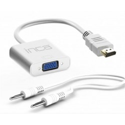 Inca IHTV-7TB HDMI TO VGA JAKLI SES KABLOSU 20CM KABLO